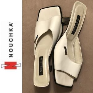 Nouchka Italian Leather Sandal Heels